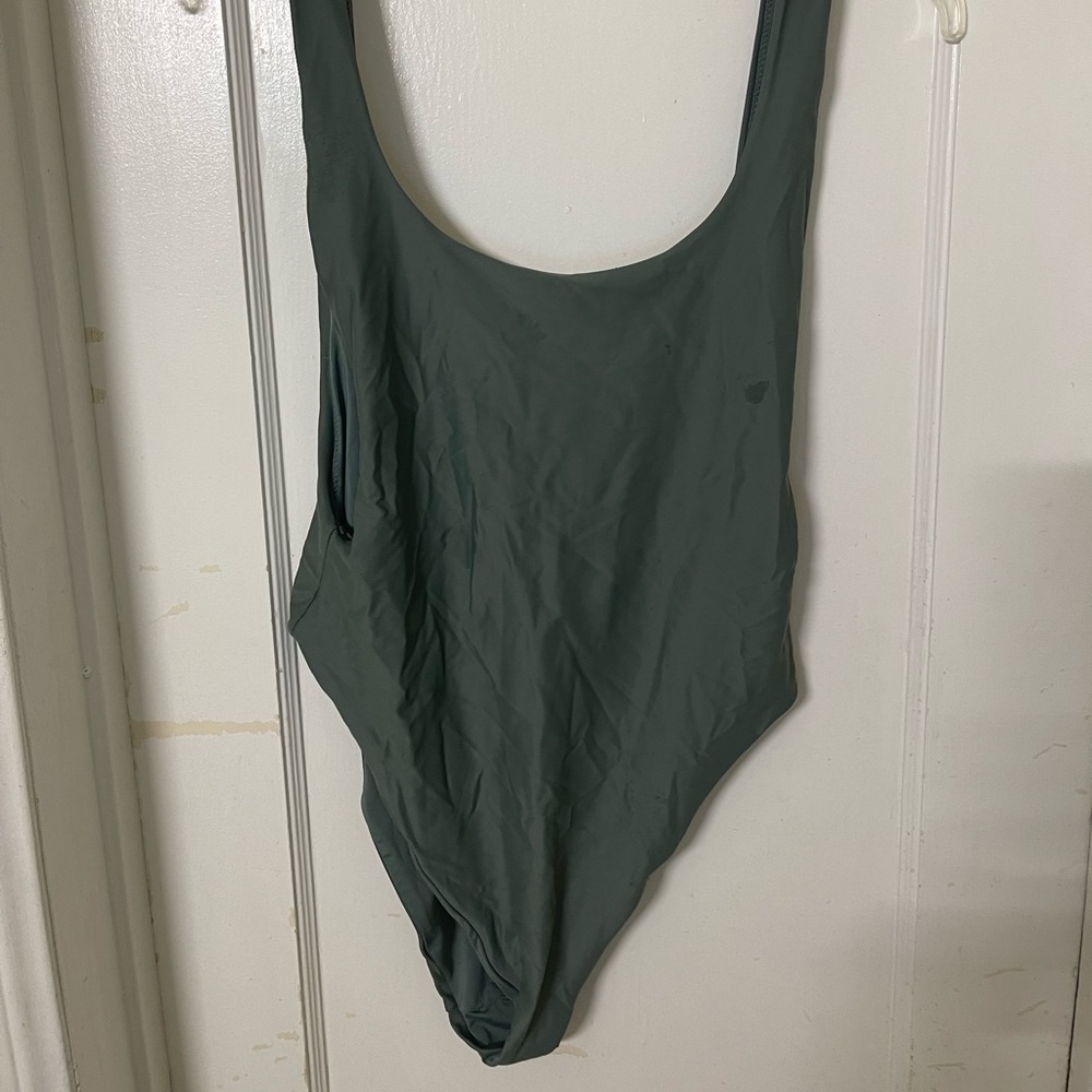 SAGE GREEN AERIE BATHING SUIT